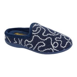 Sleepers Womens/Ladies Tammy Mule Slippers / Navy